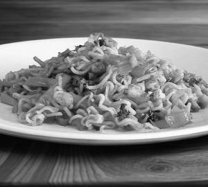Sausage egg maggi