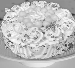 Premium rasmalai veg cake   [500 g]