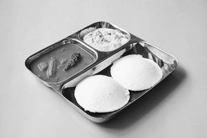Idli Sambar Chutney (2 Pcs)
