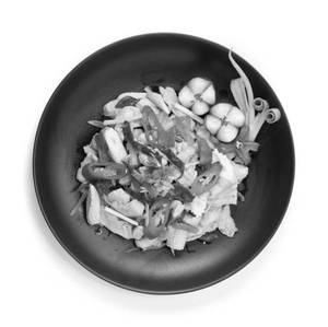 Sliced Chicken with Baby Corn Oyster
