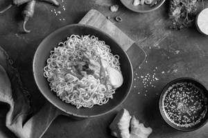 Veg Hakka Noodles (small)