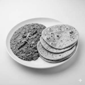 Egg Tadka + Tawa Roti 3pc