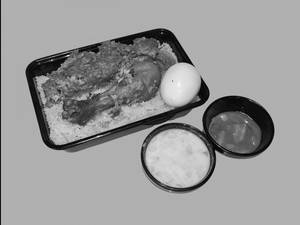 Single Pc Chicken Biriyani With Boiled Egg