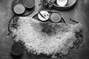 Rava plain dosa