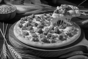 Cbf Chicken Dominator Thin Crust Medium Pizza [Crispy Crunchy Thin Crust]
