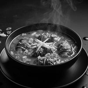 Bokchoy Jhol Dumplings (chicken)