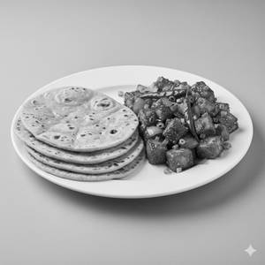Chilli Paneer +tawa Roti 3pc