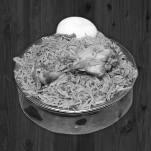 Chicken Biryani with Egg