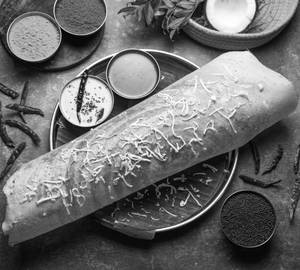 Cheese plain dosa
