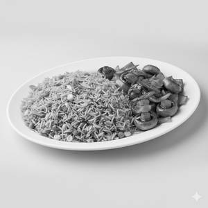 Veg Fried Rice +mushroom Chilly