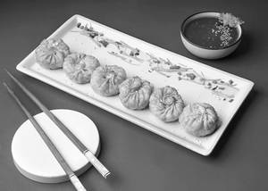 Veg fried momos