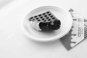 White truffle waffle