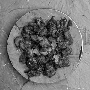 Prawn Roast Starter With Egg