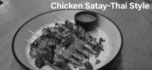 Chicken Satay-thai Style
