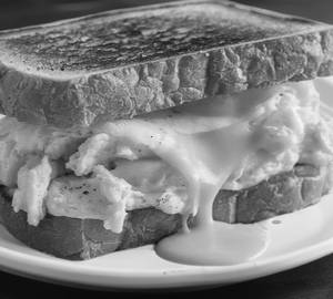 Egg butter sandwich