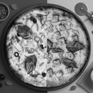 Crusto's Half & Half Medium Pizza
