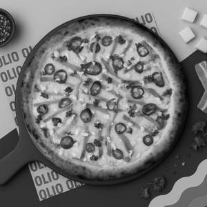 Creamy Fat Bacon Pizza