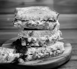 Corn and cheese sandwich