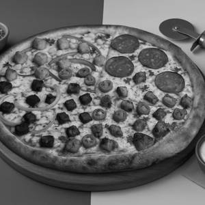 Crusto's 4in1 Non Veg Cheesburst Pizza