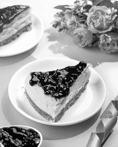 Blueberry Baked Cheesecake