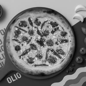 Creamy Spinach Popeye Pizza