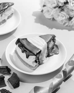 Triple Chocolate Baked Cheesecake