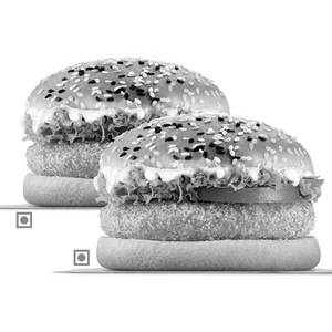 2 BK Veggie Burgers,