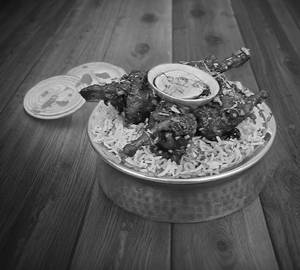 Chicken lollipop biriyani