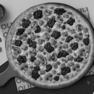 8-Cheese Forest Chicken Pizza