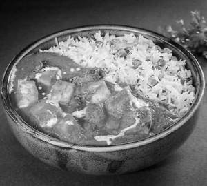 Paneer masala with pulao