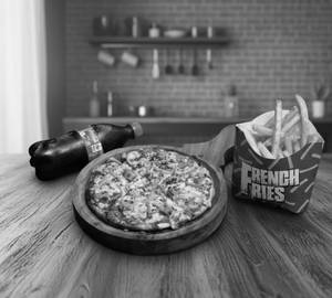 Chicken Tikka Pizza Combo