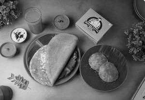 Neyyi Karam Idly + Neyyi Karam Dosa + Watermelon Juice