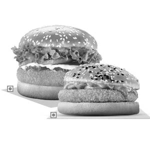 Veg Whopper Jr + Crispy Veg.