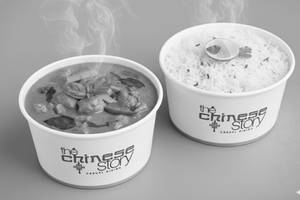Thai Red Curry Chicken With Steamed Rice