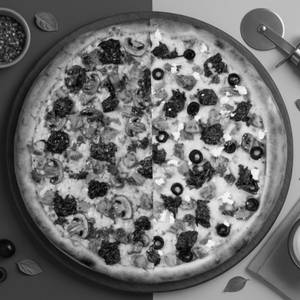 Crusto's Half & Half Large Pizza