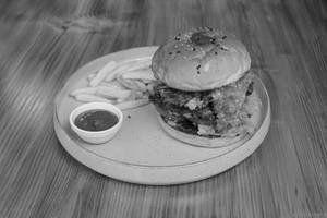 Korean Chicken Burger + Choice Of Drinks