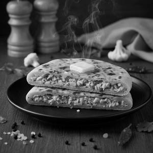 Gobhi Parantha with Chole