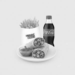 Bombay Masala Roll + Salted Fries + Soft Drink Coke