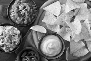 Nachos With Dip Platter