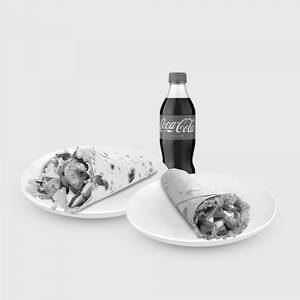 Tandoori Paneer & Cheese Roll + Veg Peri Peri Roll + Soft Drink Coke