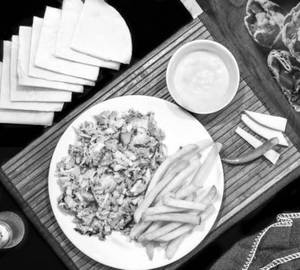 Cheese Khubbus Open Plate