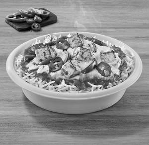 Pizza Rice Bowl – Peppy Paneer