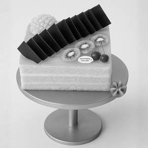 Kiwi Mango Open Face Cake
