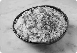 Burnt Garlic Ghee Rice