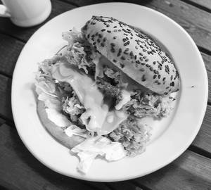 Maharaja Cheese Zinger Burger
