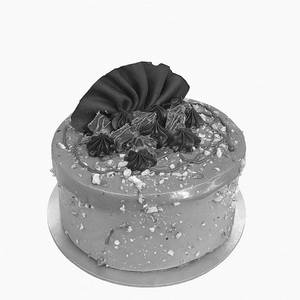 Kunafa Chocolate Cake