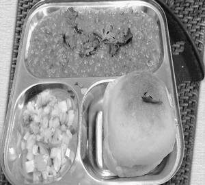 Pavbhaji bhaji 300 gm with 2 pic pav