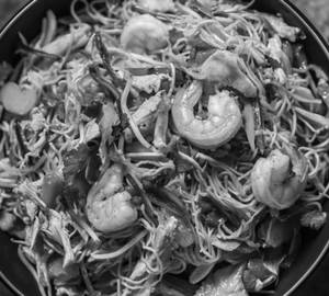 Singapore Noodles with Chicken
