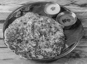 Onion Uttapam