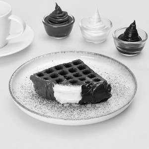 Triple Chocolate Waffle Sandwich